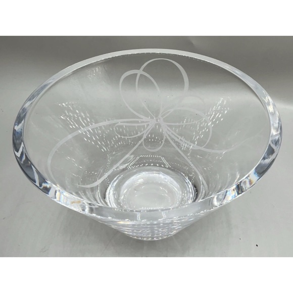 Kate Spade Lenox Full Lead Crystal Bowl In Box - Picture 3 of 11